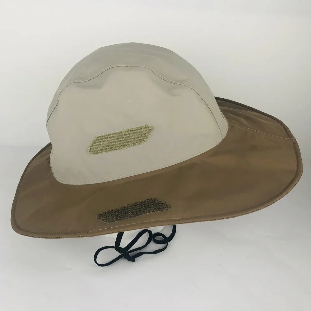 Outdoor Research Seattle Rain Sun Hat Khaki Tan XL GORE-TEX Waterproof Gorpcore